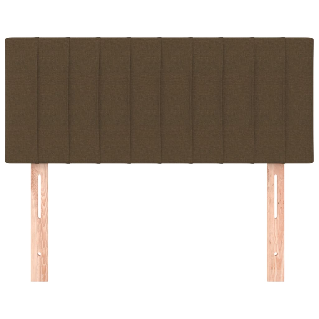 Tête de lit Marron Foncé 80x5x78/88 cm Tissu Têtes et pieds de lit vidaXL   