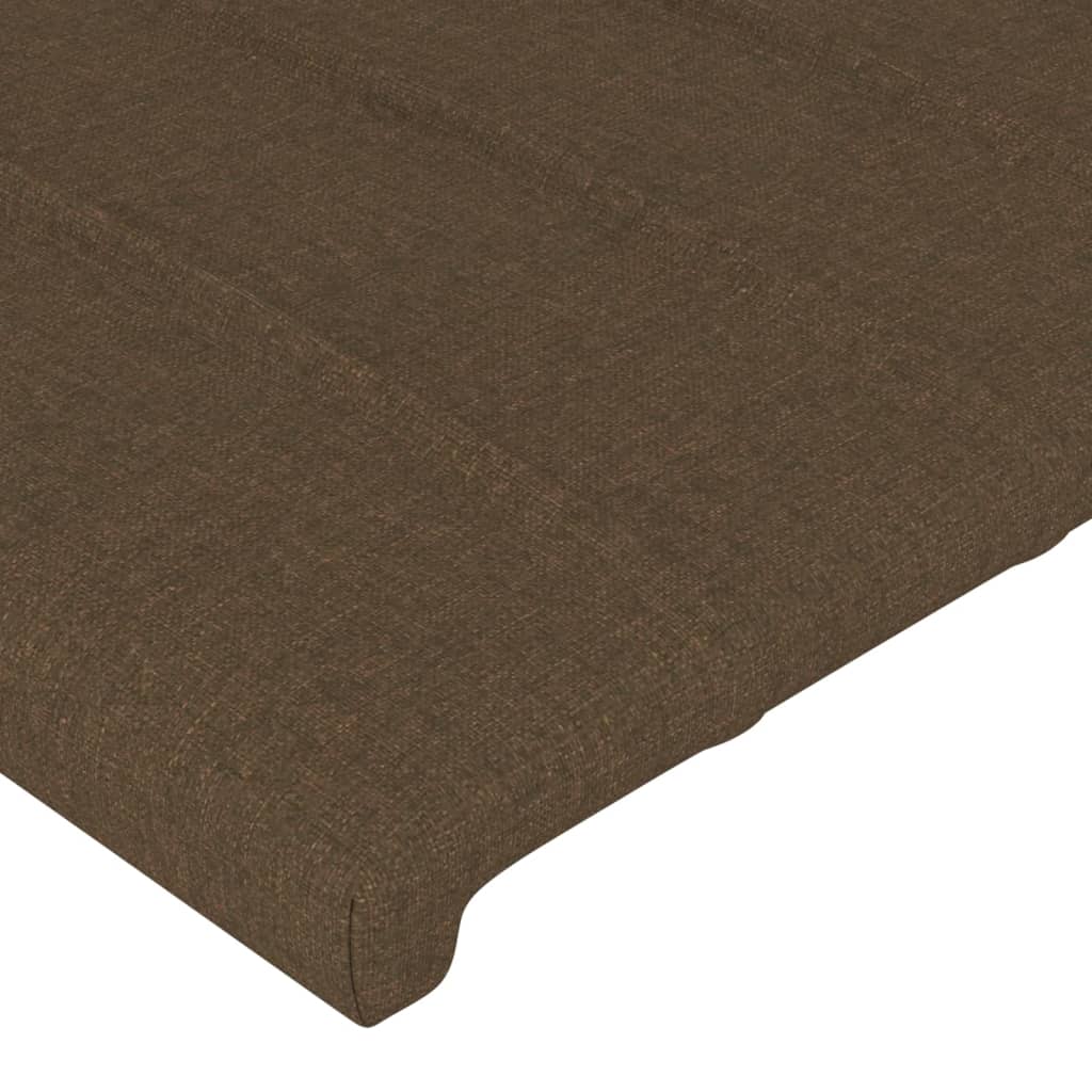 Tête de lit Marron Foncé 80x5x78/88 cm Tissu Têtes et pieds de lit vidaXL   