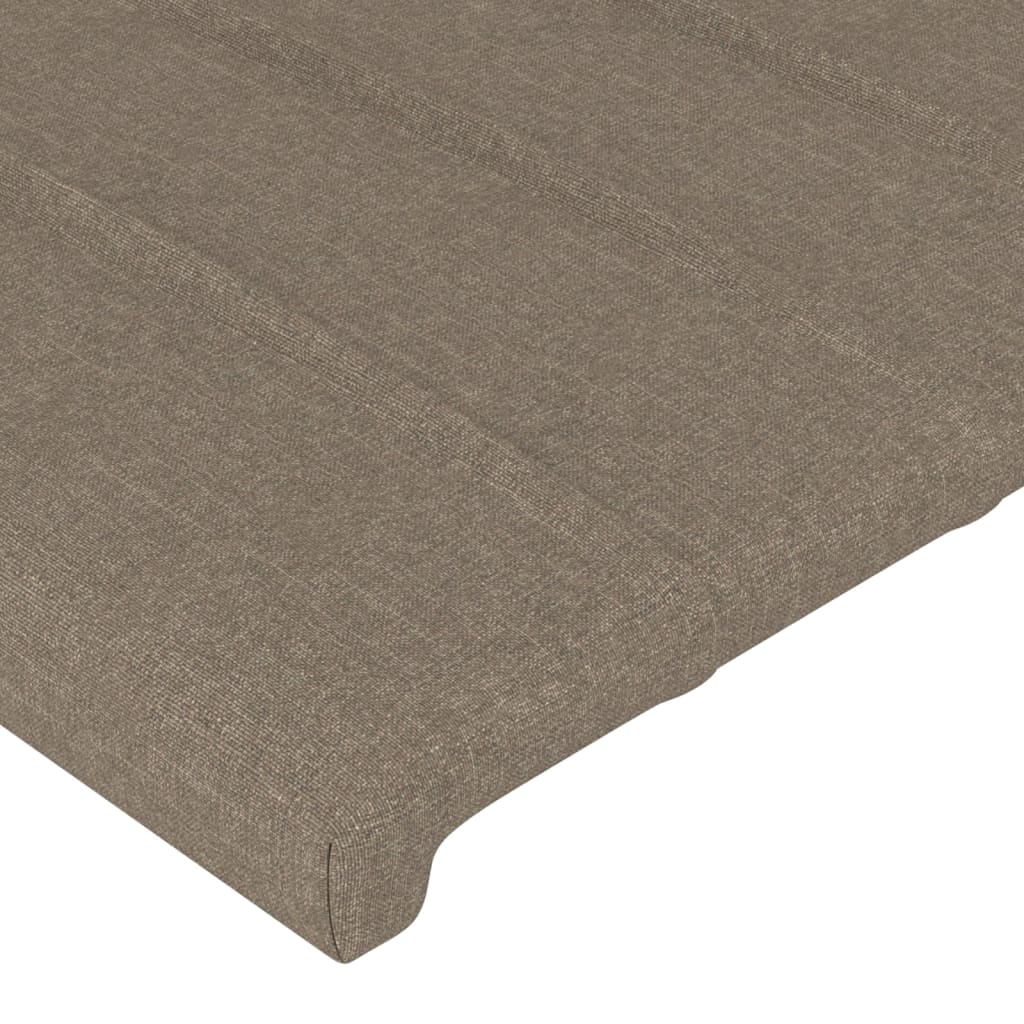 Tête de lit Taupe 80x5x78/88 cm Tissu Têtes et pieds de lit vidaXL   