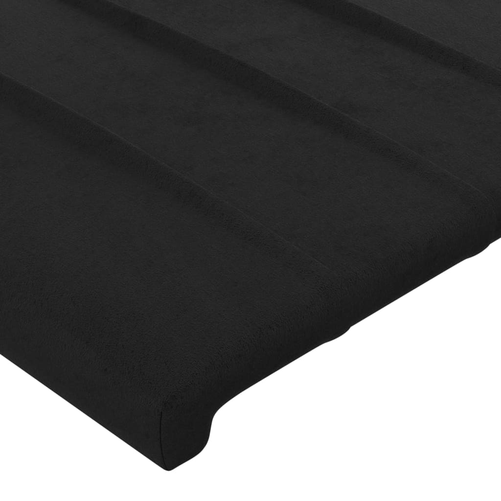 Tête de lit Noir 80x5x78/88 cm Velours Têtes et pieds de lit vidaXL   