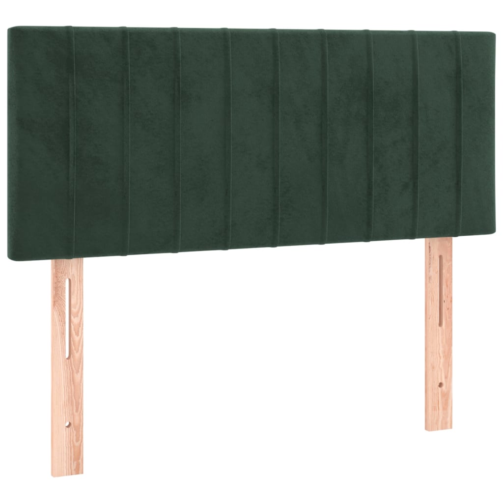 Tête de lit Vert foncé 80x5x78/88 cm Velours Têtes et pieds de lit vidaXL   