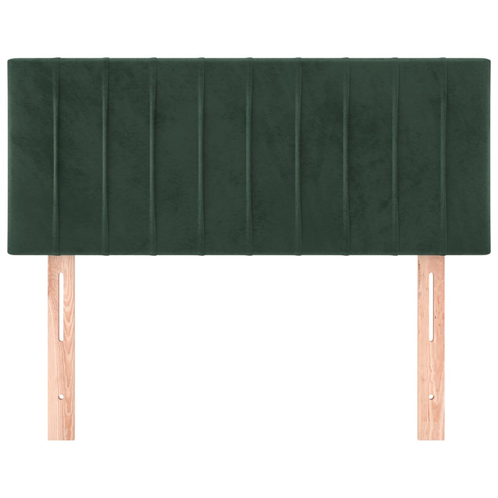 Tête de lit Vert foncé 80x5x78/88 cm Velours Têtes et pieds de lit vidaXL   