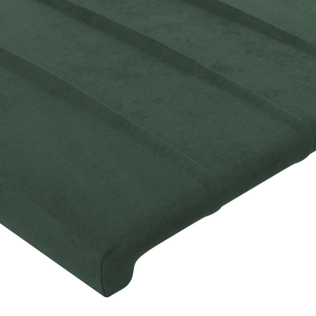 Tête de lit Vert foncé 80x5x78/88 cm Velours Têtes et pieds de lit vidaXL   