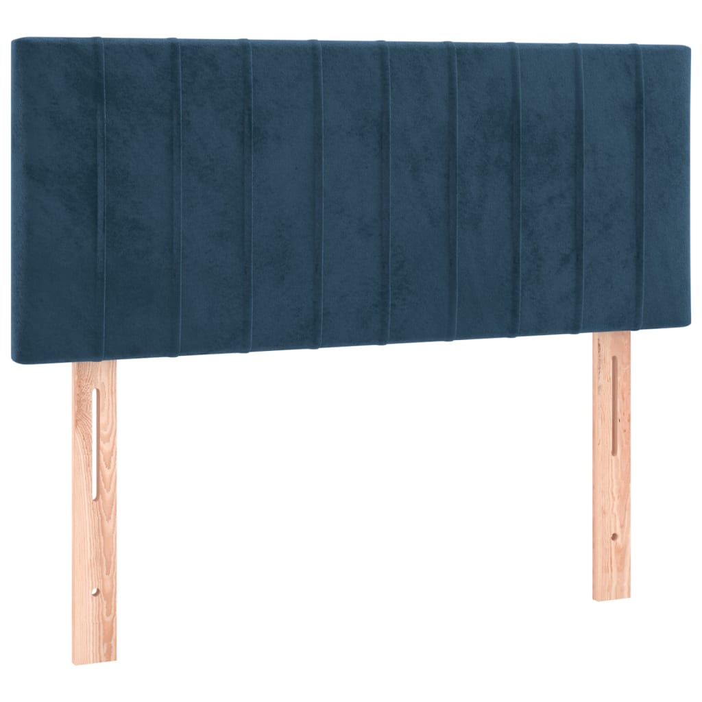 Tête de lit Bleu foncé 80x5x78/88 cm Velours Têtes et pieds de lit vidaXL   