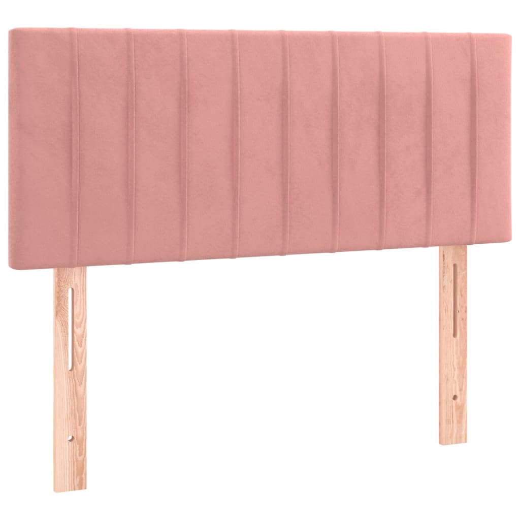 Tête de lit Rose 80x5x78/88 cm Velours Têtes et pieds de lit vidaXL   