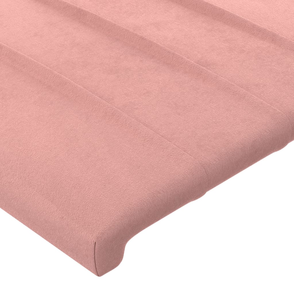 Tête de lit Rose 80x5x78/88 cm Velours Têtes et pieds de lit vidaXL   