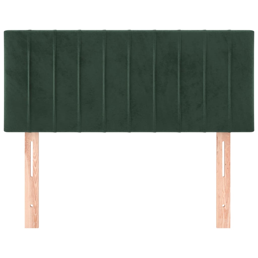 Tête de lit Vert foncé 90x5x78/88 cm Velours Têtes et pieds de lit vidaXL   