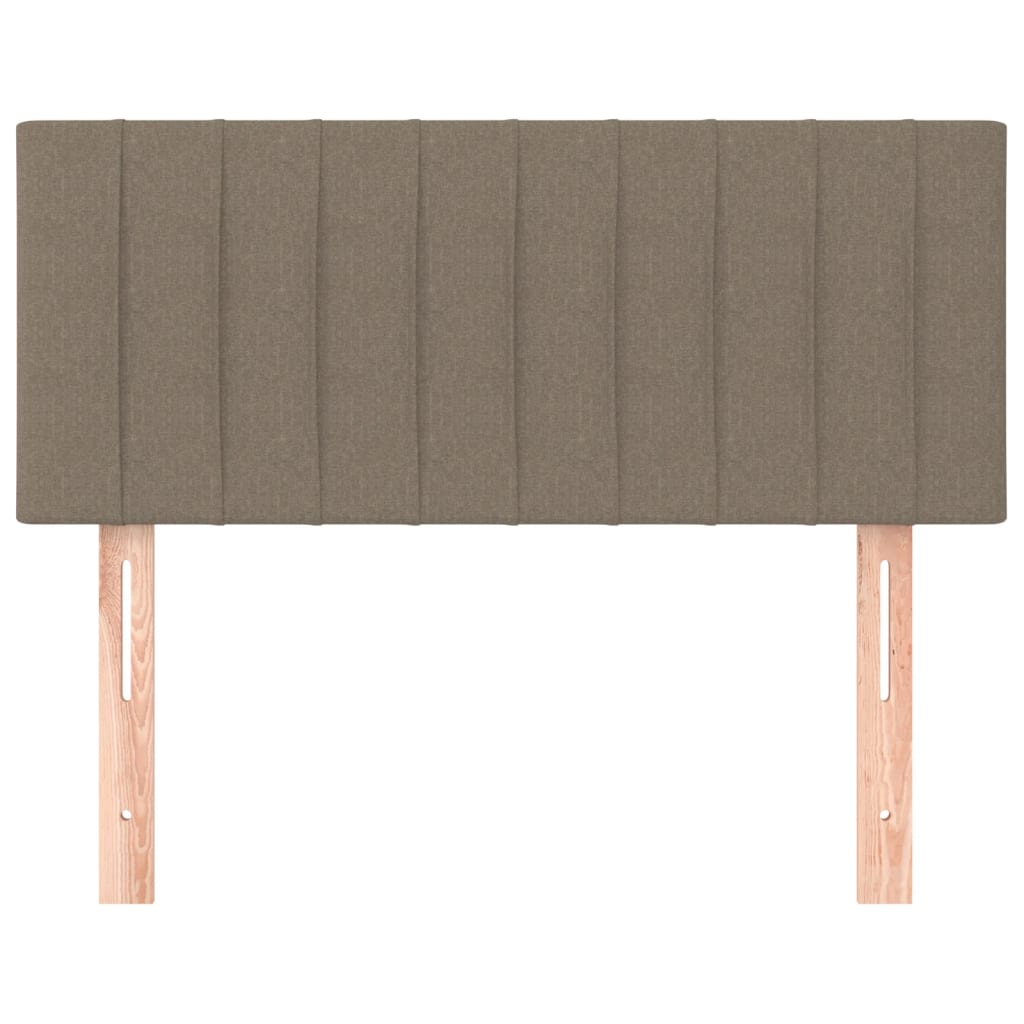 Tête de lit Taupe 100x5x78/88 cm Tissu Têtes et pieds de lit vidaXL   