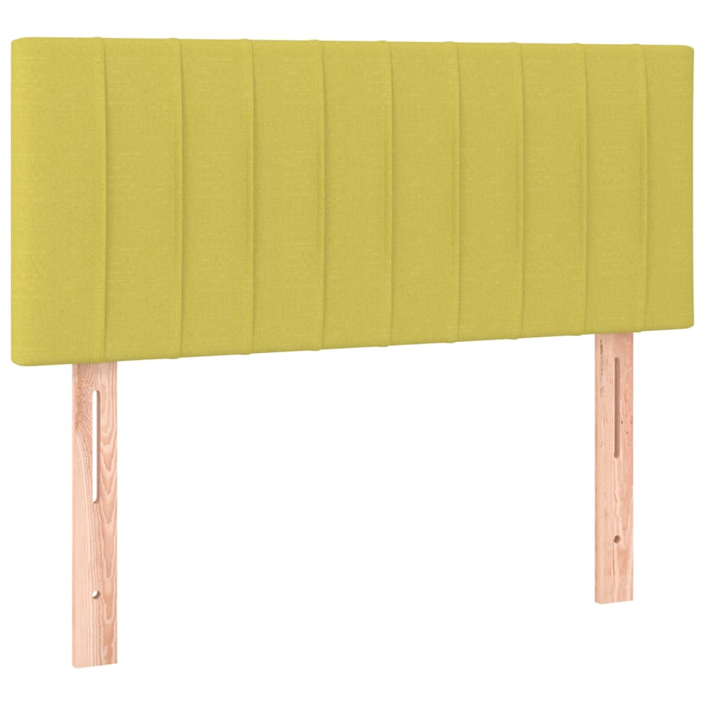 Tête de lit Vert 100x5x78/88 cm Tissu Têtes et pieds de lit vidaXL   