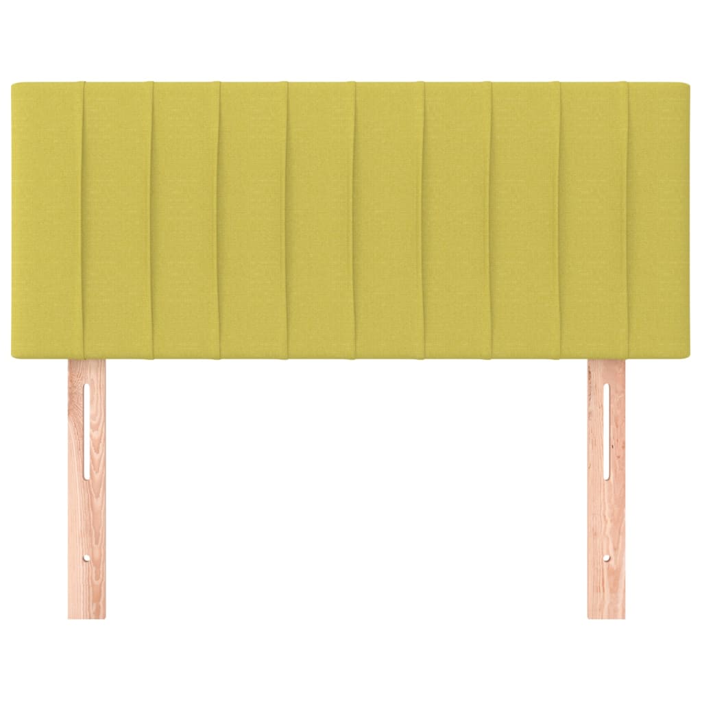 Tête de lit Vert 100x5x78/88 cm Tissu Têtes et pieds de lit vidaXL   