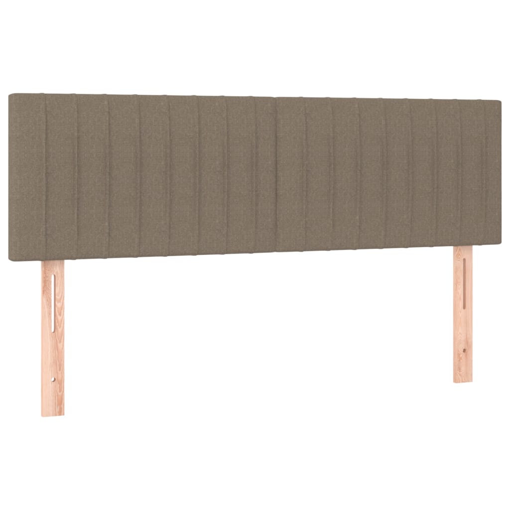 Têtes de lit 2 pcs Taupe 72x5x78/88 cm Tissu Têtes et pieds de lit vidaXL   