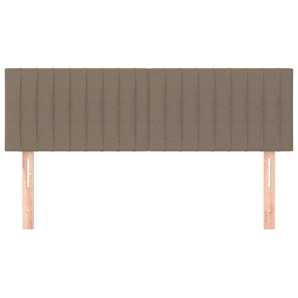 Têtes de lit 2 pcs Taupe 72x5x78/88 cm Tissu Têtes et pieds de lit vidaXL   