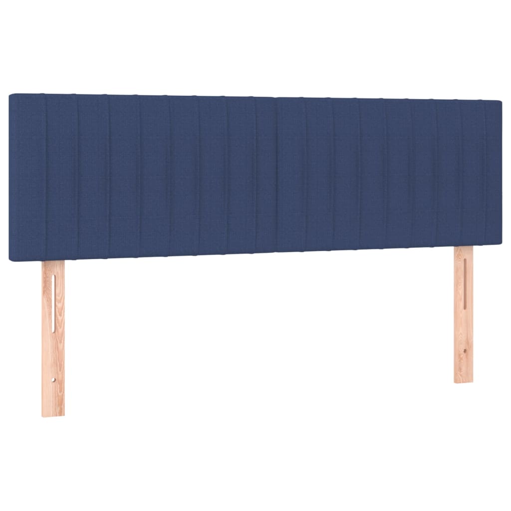 Têtes de lit 2 pcs Bleu 72x5x78/88 cm Tissu Têtes et pieds de lit vidaXL   