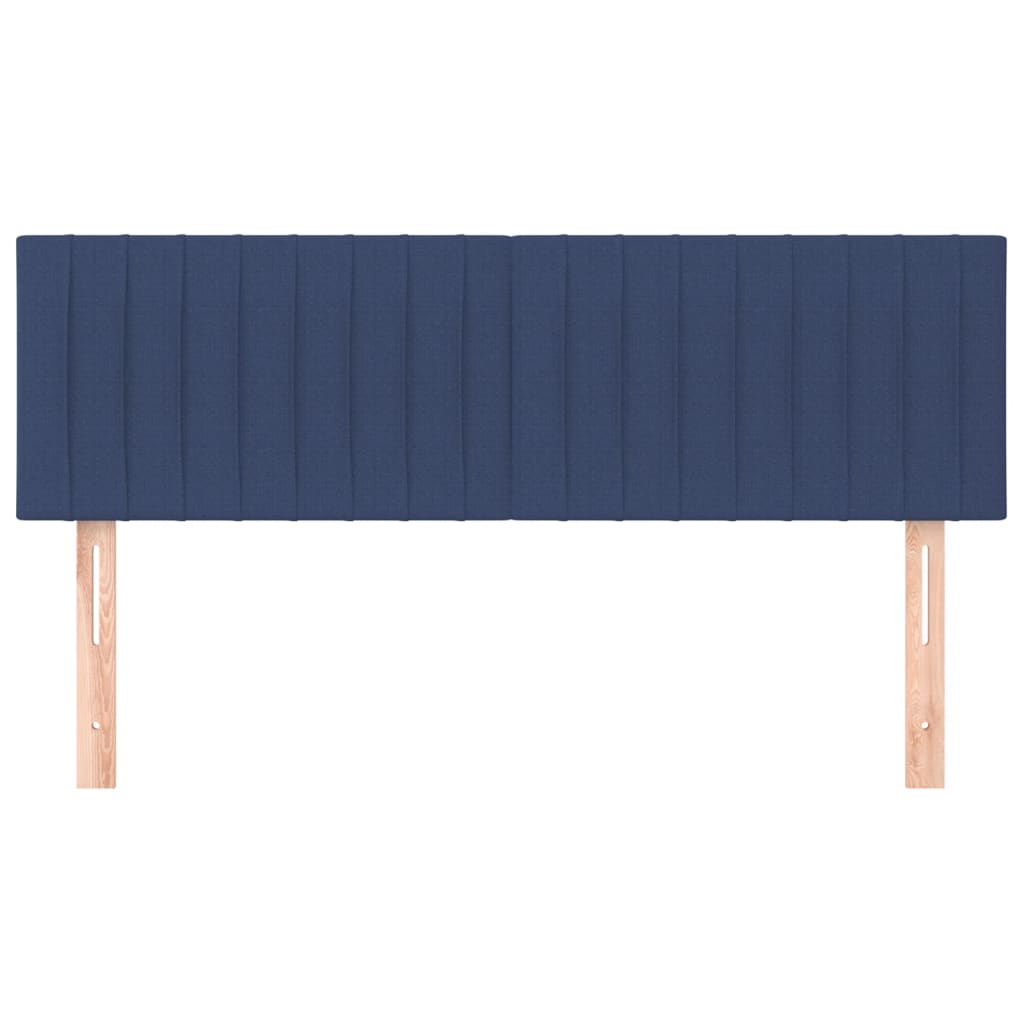 Têtes de lit 2 pcs Bleu 72x5x78/88 cm Tissu Têtes et pieds de lit vidaXL   