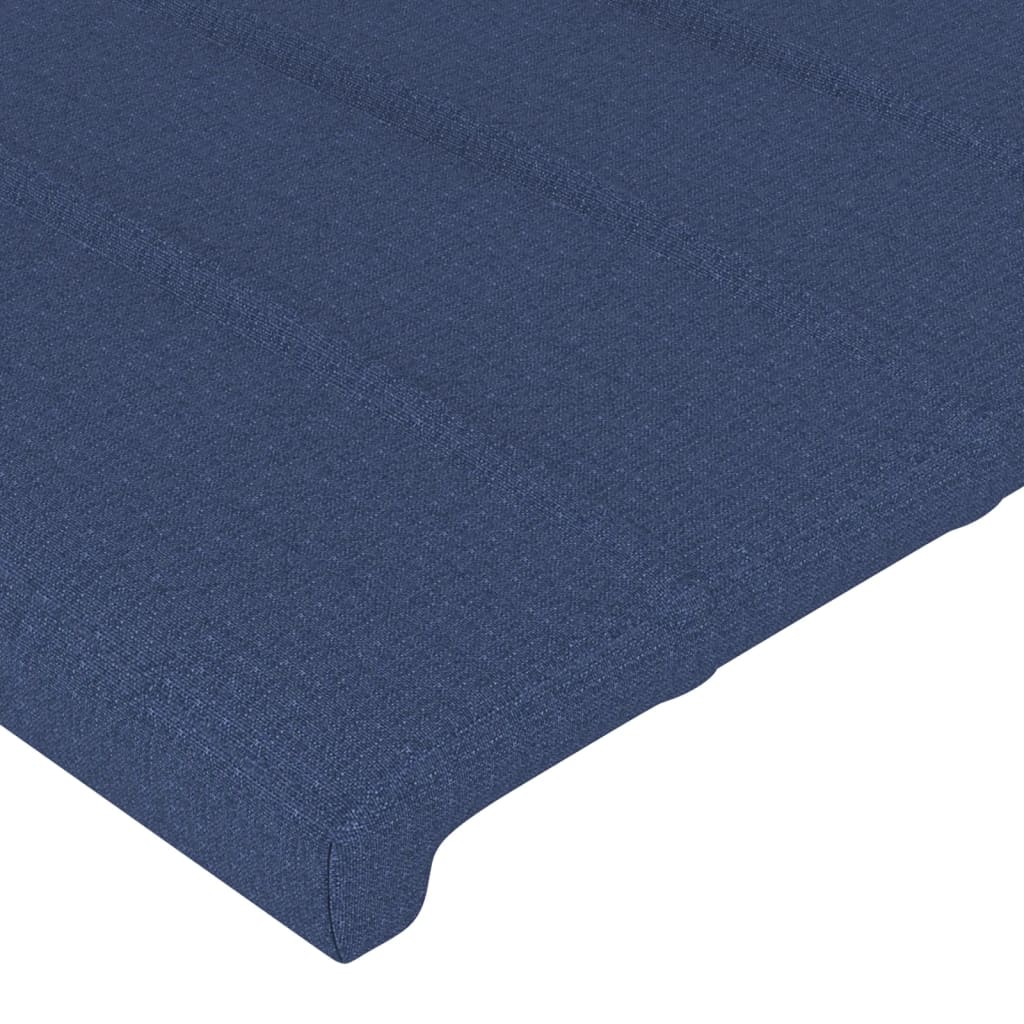 Têtes de lit 2 pcs Bleu 72x5x78/88 cm Tissu Têtes et pieds de lit vidaXL   