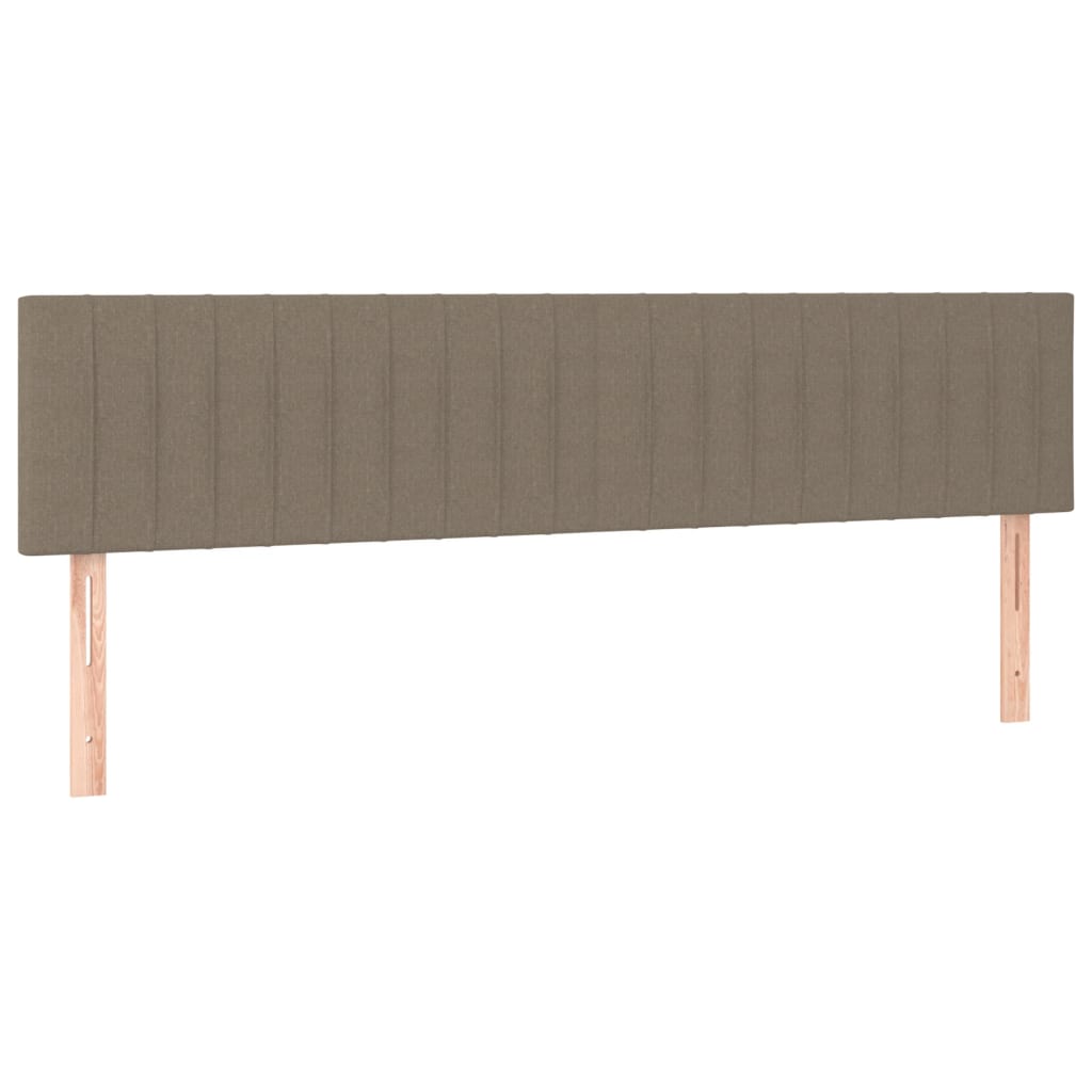 Têtes de lit 2 pcs Taupe 80x5x78/88 cm Tissu Têtes et pieds de lit vidaXL   