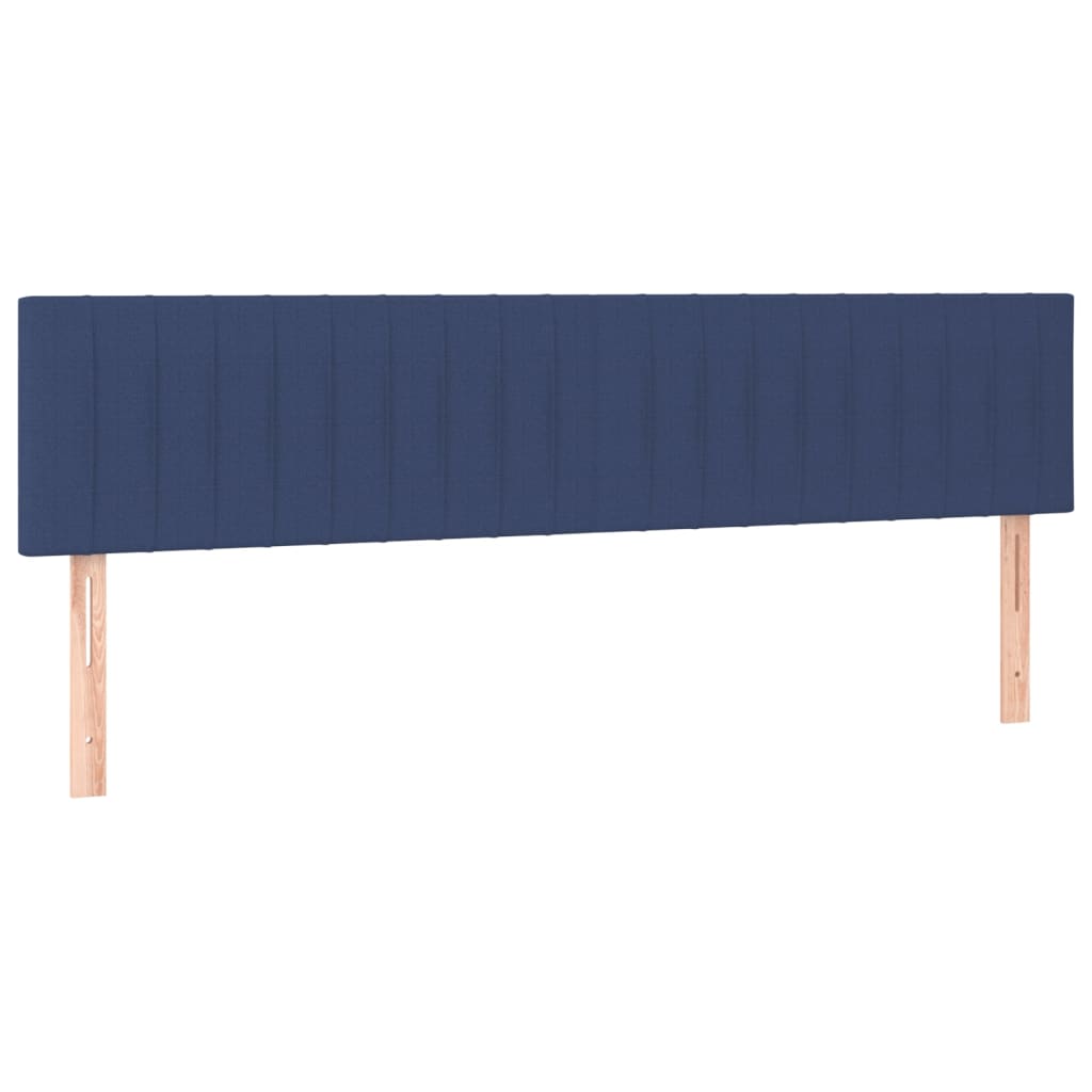 Têtes de lit 2 pcs Bleu 80x5x78/88 cm Tissu Têtes et pieds de lit vidaXL   