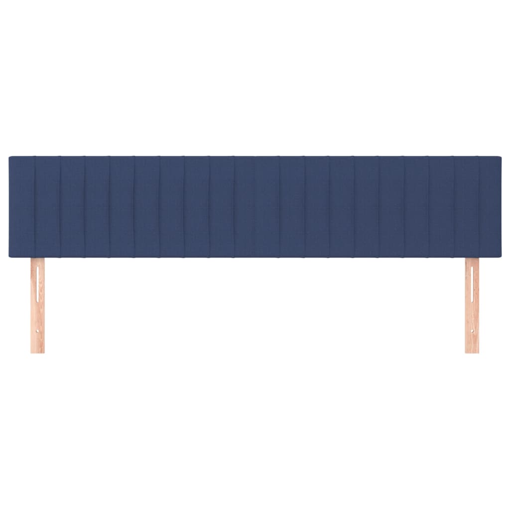 Têtes de lit 2 pcs Bleu 80x5x78/88 cm Tissu Têtes et pieds de lit vidaXL   