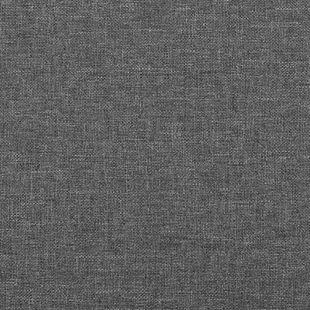 Têtes de lit 2 pcs Gris foncé 90x5x78/88 cm Tissu Têtes et pieds de lit vidaXL   