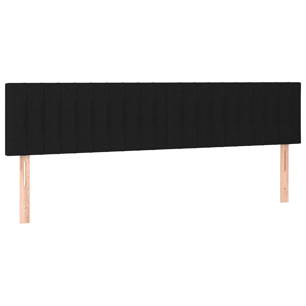 Têtes de lit 2 pcs Noir 90x5x78/88 cm Tissu Têtes et pieds de lit vidaXL   