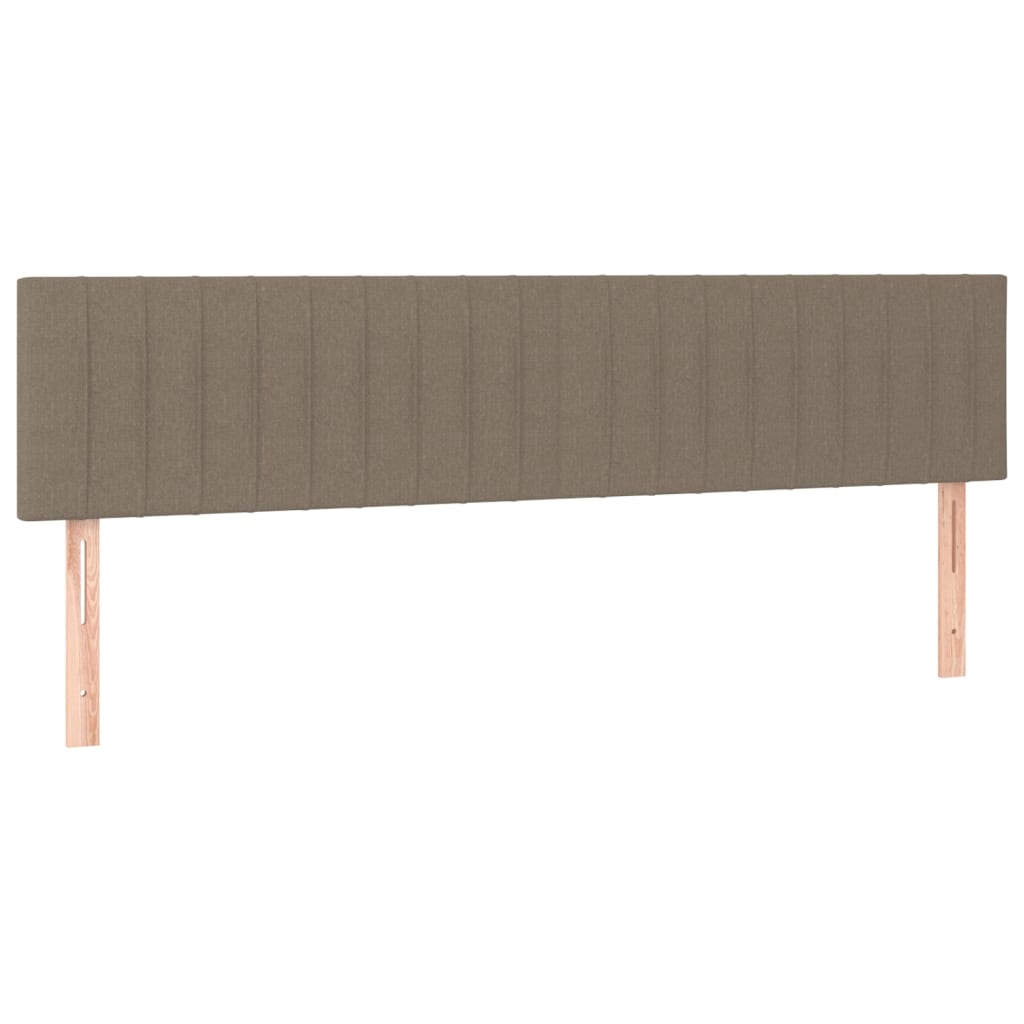 Têtes de lit 2 pcs Taupe 100x5x78/88 cm Tissu Têtes et pieds de lit vidaXL   