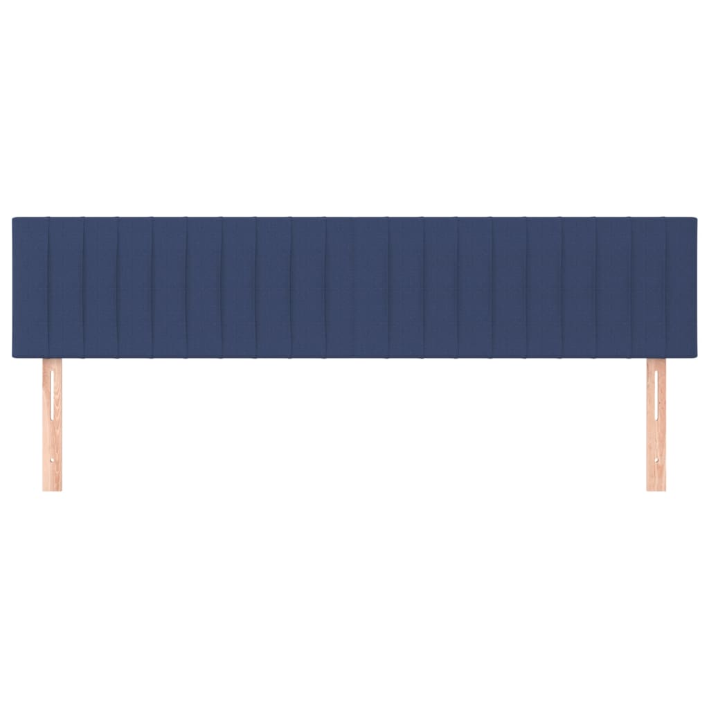 Têtes de lit 2 pcs Bleu 100x5x78/88 cm Tissu Têtes et pieds de lit vidaXL   