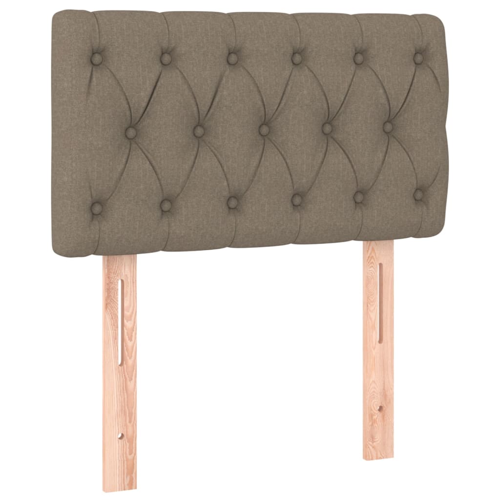 Tête de lit Taupe 80x7x78/88 cm Tissu Têtes et pieds de lit vidaXL   