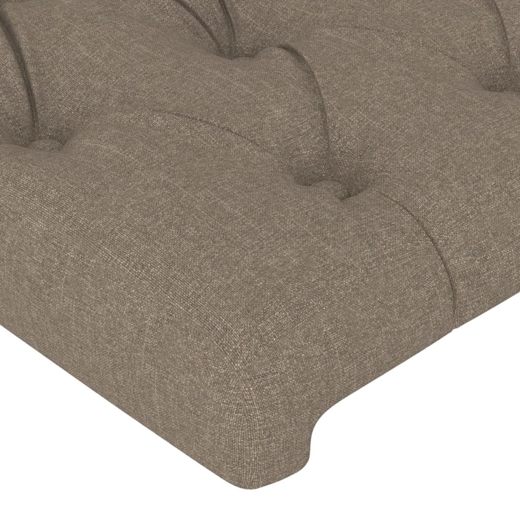 Tête de lit Taupe 80x7x78/88 cm Tissu Têtes et pieds de lit vidaXL   