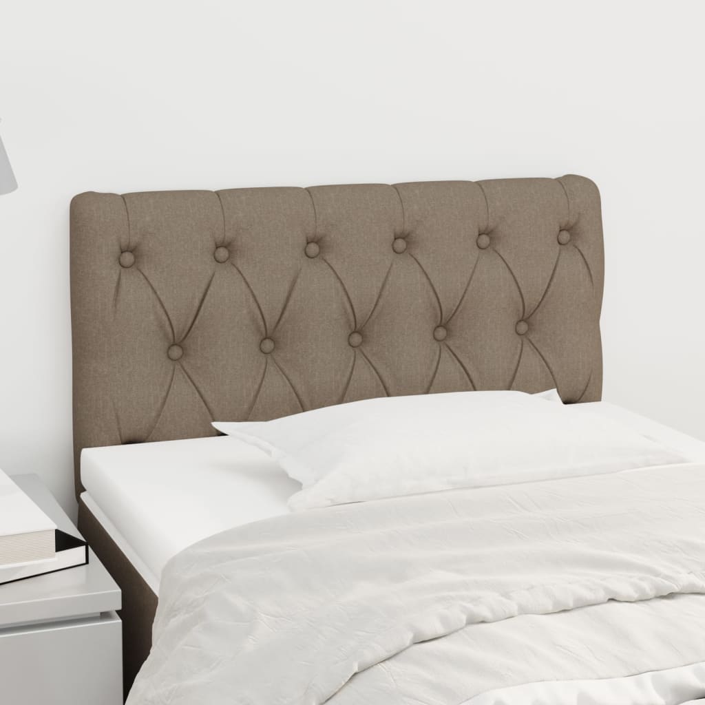 Tête de lit Taupe 80x7x78/88 cm Tissu Têtes et pieds de lit vidaXL   