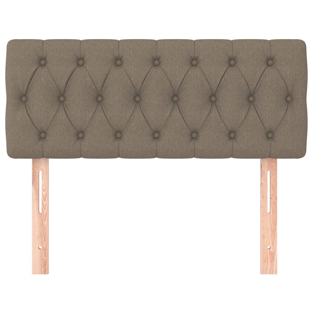 Tête de lit Taupe 90x7x78/88 cm Tissu Têtes et pieds de lit vidaXL   