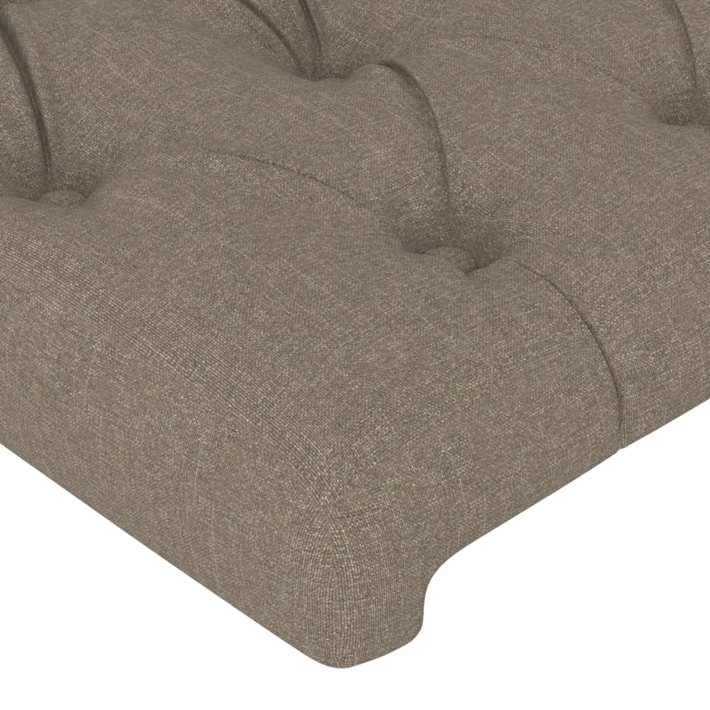 Tête de lit Taupe 90x7x78/88 cm Tissu Têtes et pieds de lit vidaXL   