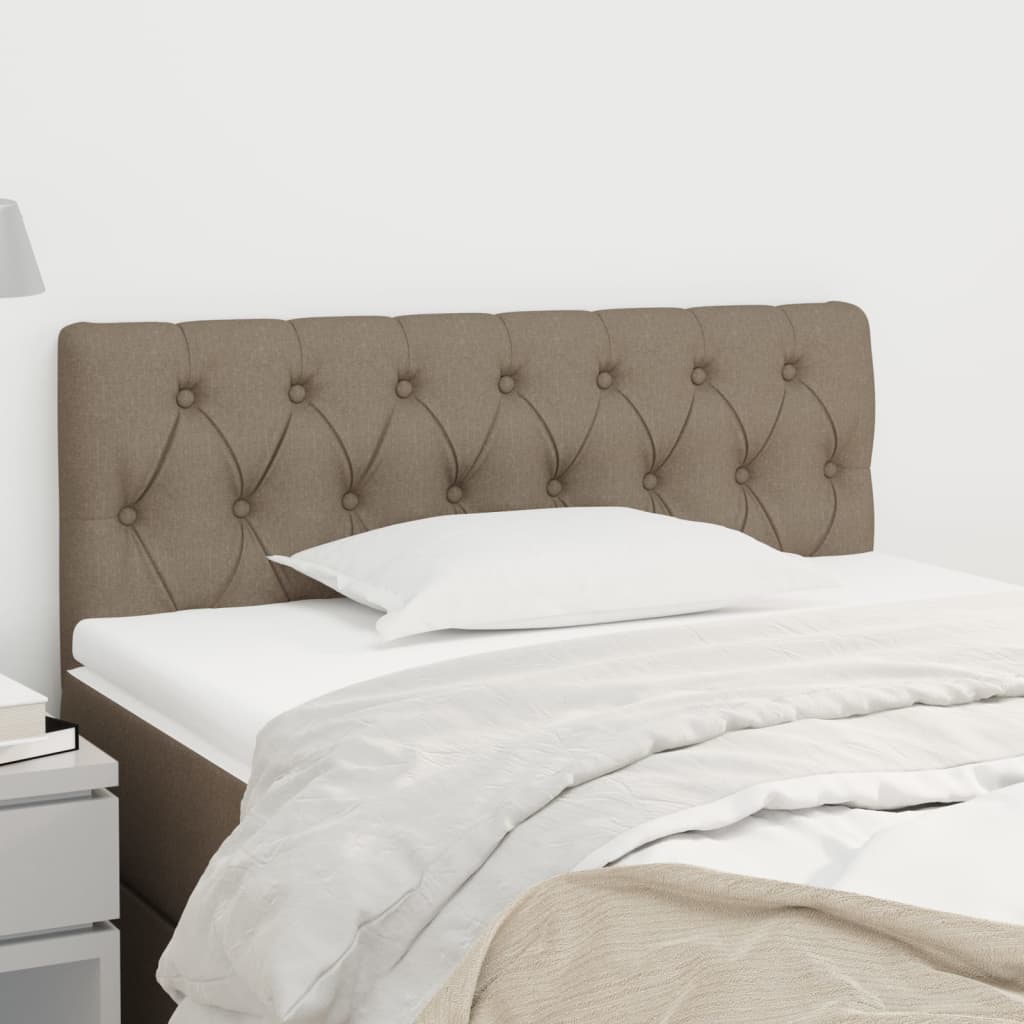 Tête de lit Taupe 90x7x78/88 cm Tissu Têtes et pieds de lit vidaXL   