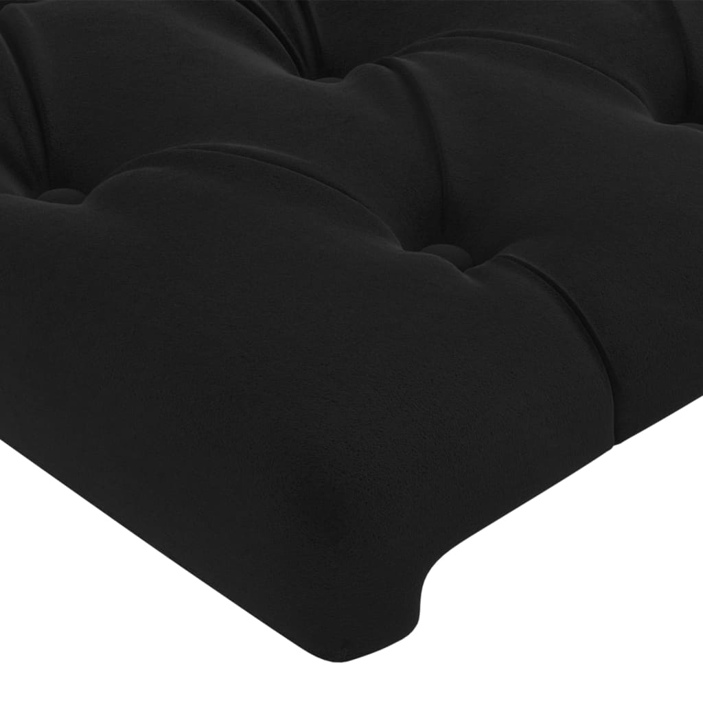 Tête de lit Noir 90x7x78/88 cm Velours Têtes et pieds de lit vidaXL   