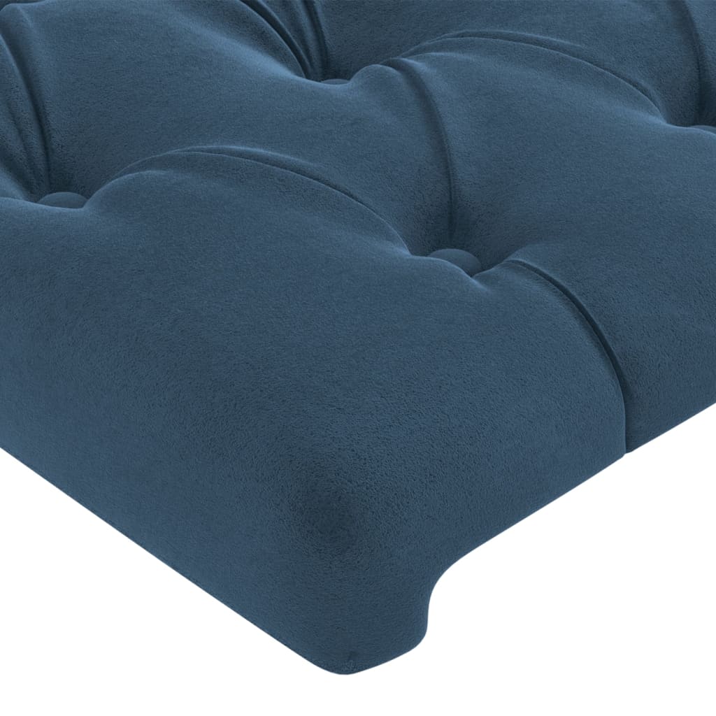 Têtes de lit 2 pcs Bleu foncé 72x7x78/88 cm Velours Têtes et pieds de lit vidaXL   