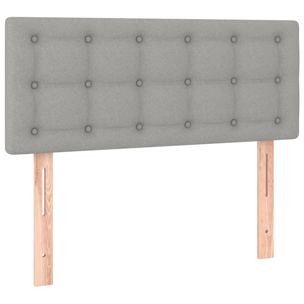 Tête de lit Gris clair 80x5x78/88 cm Tissu Têtes et pieds de lit vidaXL   