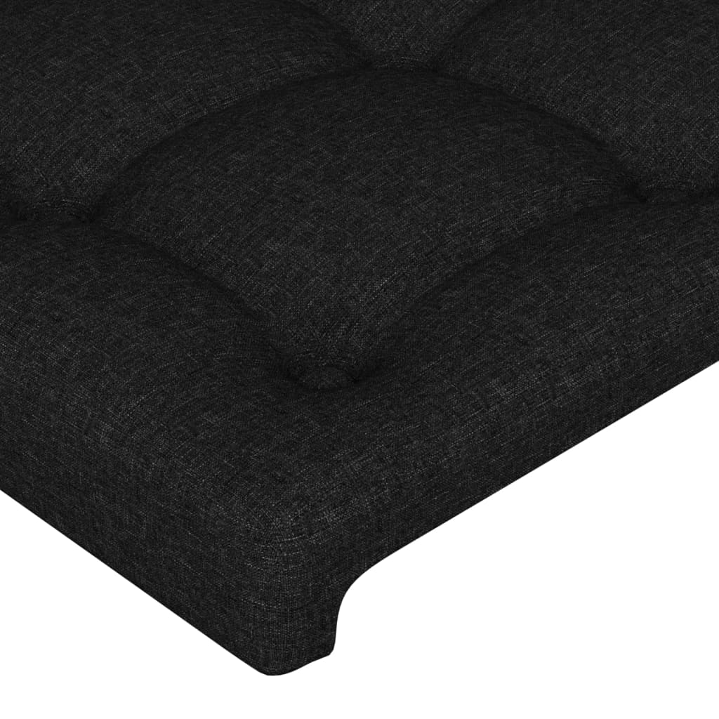 Tête de lit Noir 80x5x78/88 cm Tissu Têtes et pieds de lit vidaXL   