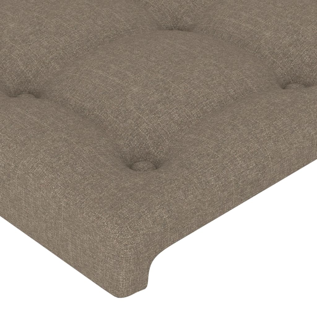 Tête de lit Taupe 80x5x78/88 cm Tissu Têtes et pieds de lit vidaXL   