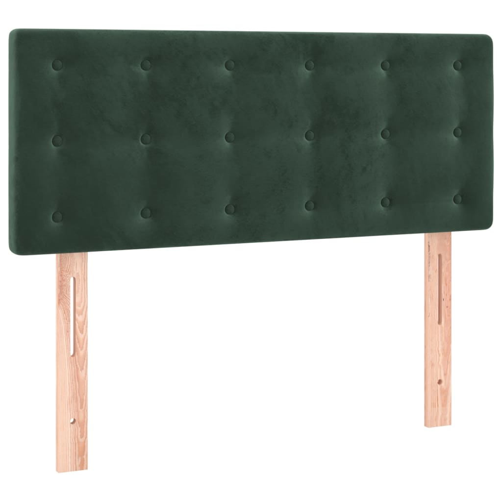 Tête de lit Vert foncé 80x5x78/88 cm Velours Têtes et pieds de lit vidaXL   