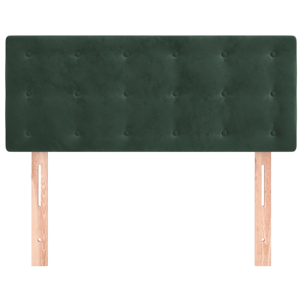 Tête de lit Vert foncé 80x5x78/88 cm Velours Têtes et pieds de lit vidaXL   