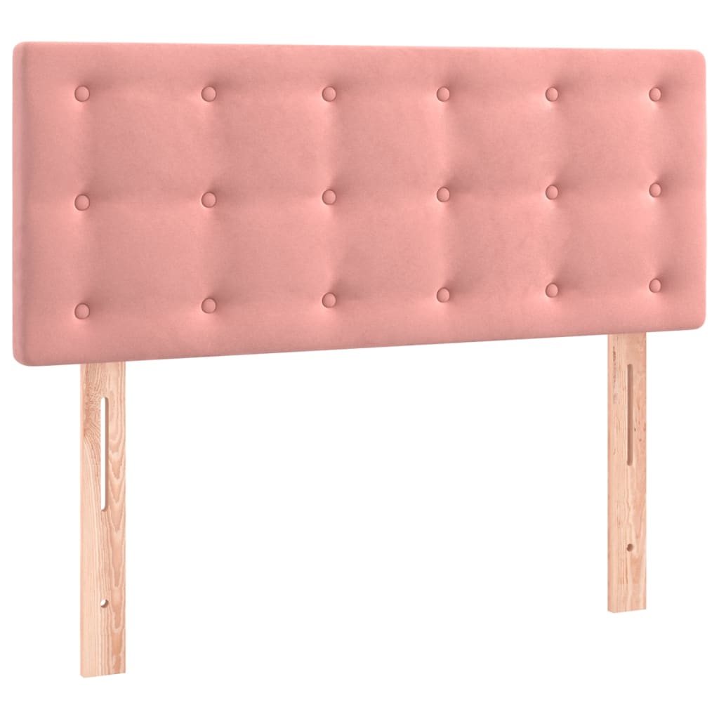 Tête de lit Rose 80x5x78/88 cm Velours Têtes et pieds de lit vidaXL   