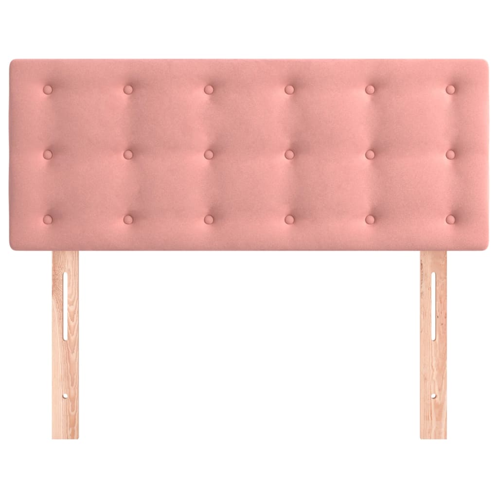 Tête de lit Rose 80x5x78/88 cm Velours Têtes et pieds de lit vidaXL   