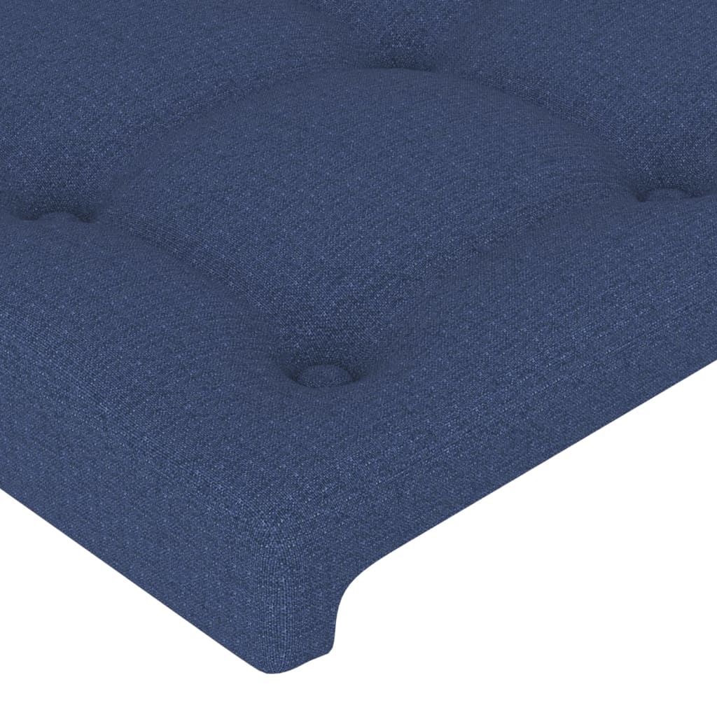 Têtes de lit 2 pcs Bleu 72x5x78/88 cm Tissu Têtes et pieds de lit vidaXL   