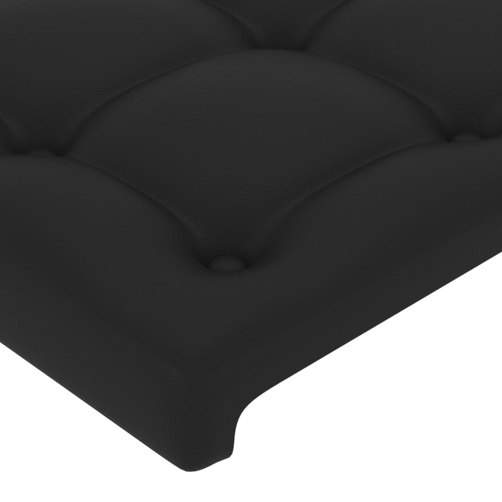 Têtes de lit 2 pcs Noir 72x5x78/88 cm Similicuir Têtes et pieds de lit vidaXL   