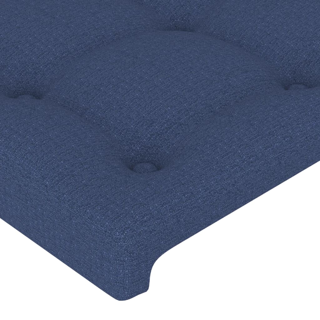 Têtes de lit 2 pcs Bleu 80x5x78/88 cm Tissu Têtes et pieds de lit vidaXL   