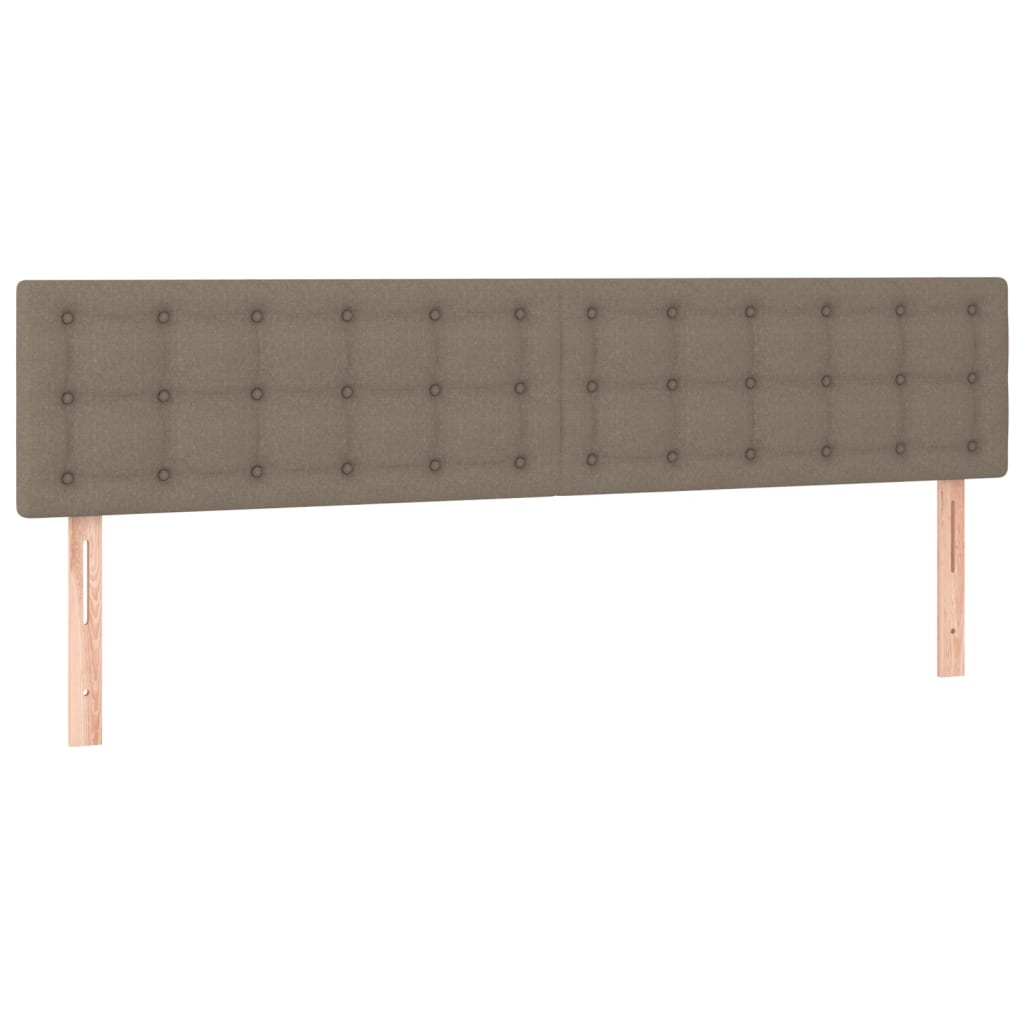 Têtes de lit 2 pcs Taupe 90x5x78/88 cm Tissu Têtes et pieds de lit vidaXL   