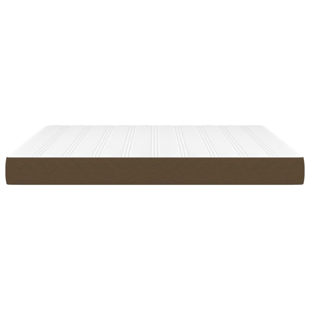 Matelas de lit à ressorts ensachés Marron foncé 160x200x20 cm Matelas vidaXL   