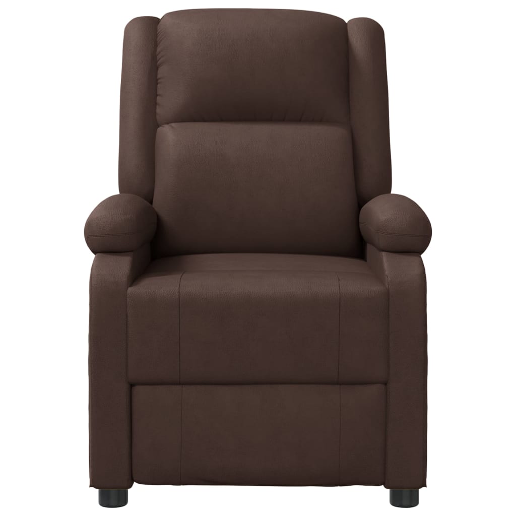 Fauteuil de massage Marron Similicuir Fauteuils électriques vidaXL