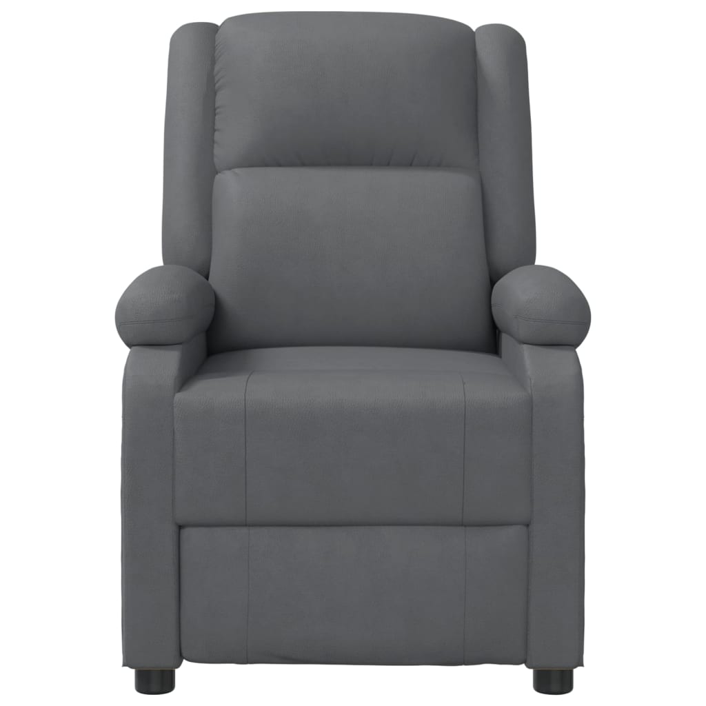 Fauteuil de massage Anthracite Similicuir Fauteuils électriques vidaXL