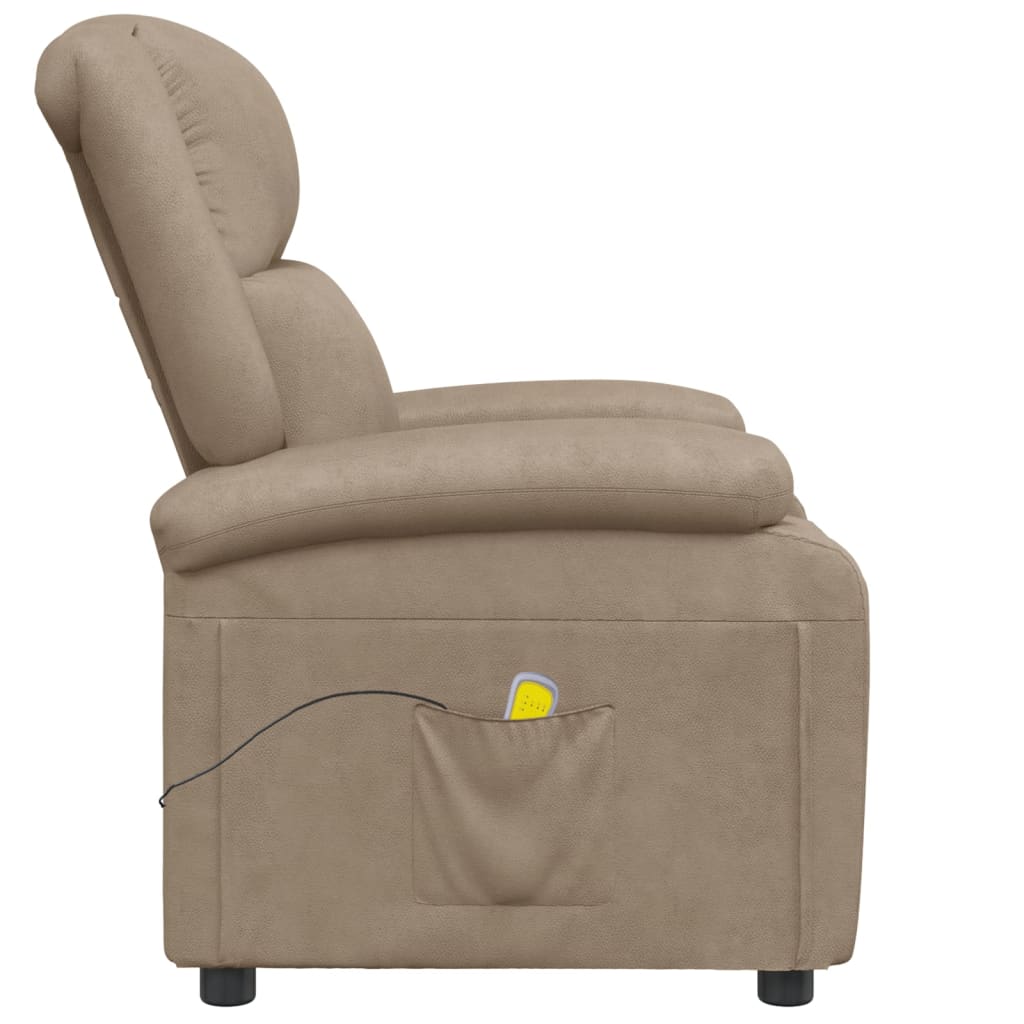 Fauteuil de massage Cappuccino Similicuir Fauteuils électriques vidaXL   