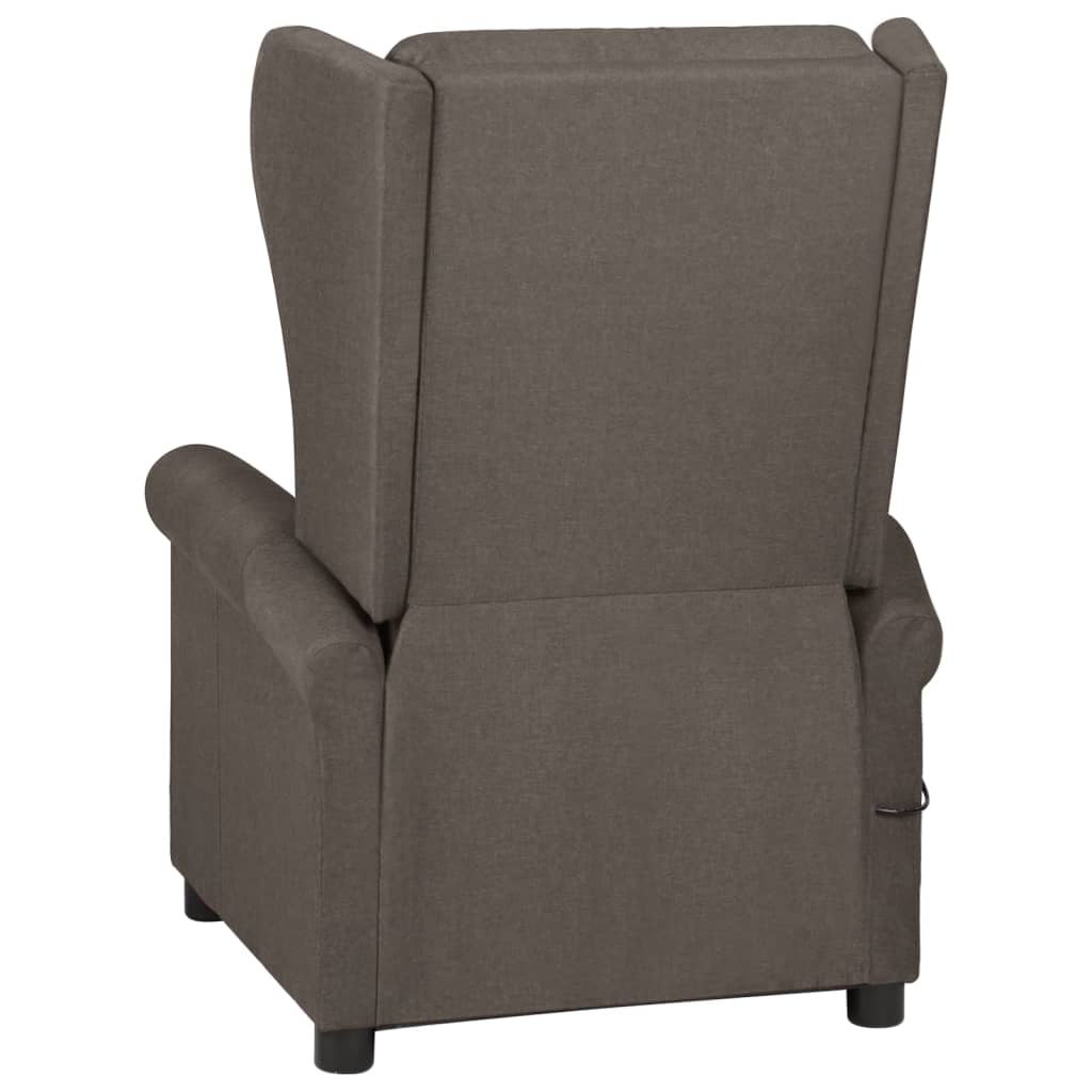 Fauteuil de massage Marron Tissu Fauteuils électriques vidaXL   